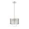 Z-Lite Kipton 1 Light Pendant, Polished Nickel & Clear 3037P11-PN - alternate 3